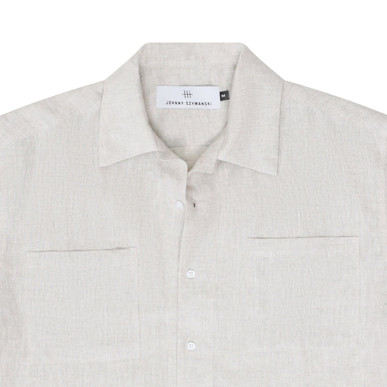 Harrison Vacation Shirt - Oat Linen