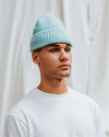 Merino Benson Beanie - Aqua