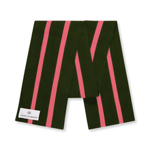  Varsity Scarf - Green/Pink