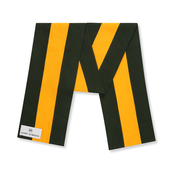 Varsity Scarf - Green/Gold