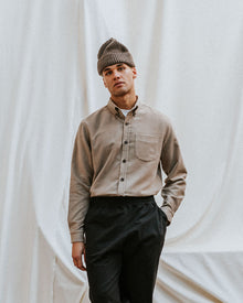  Moleskin Button Down - Mushroom